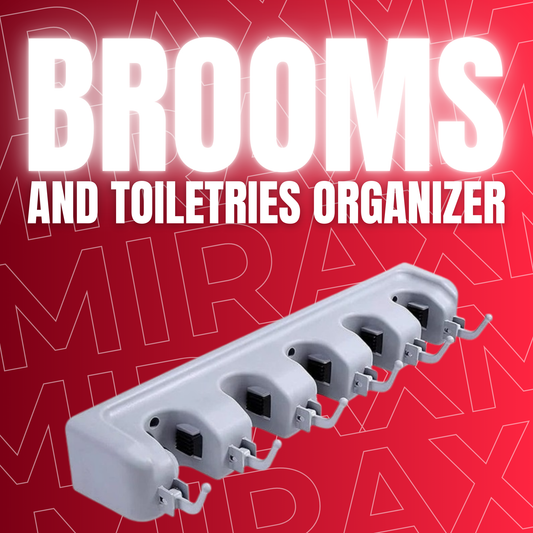 Brooms And Toiletries Organizer