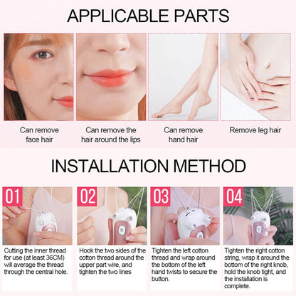 Electric Facial Threading Hair Removal